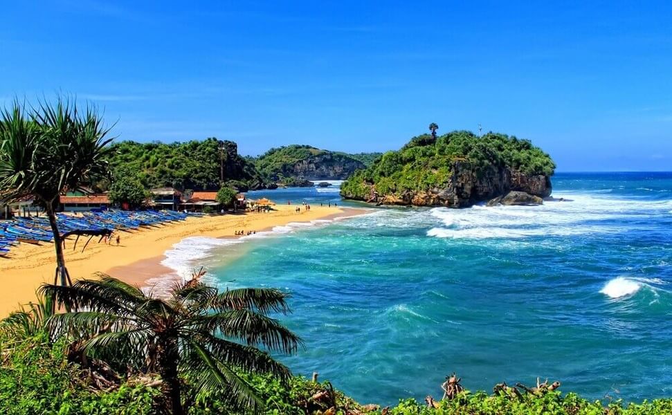 Tempat Wisata Pantai Drini Paket Wisata Jogja 4 Hari 3 Malam Sri Gethuk