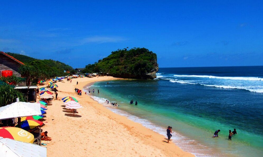 Tempat Wisata Pantai Indrayanti Paket Wisata Jogja 1 Hari Jurang Tembelan Murah